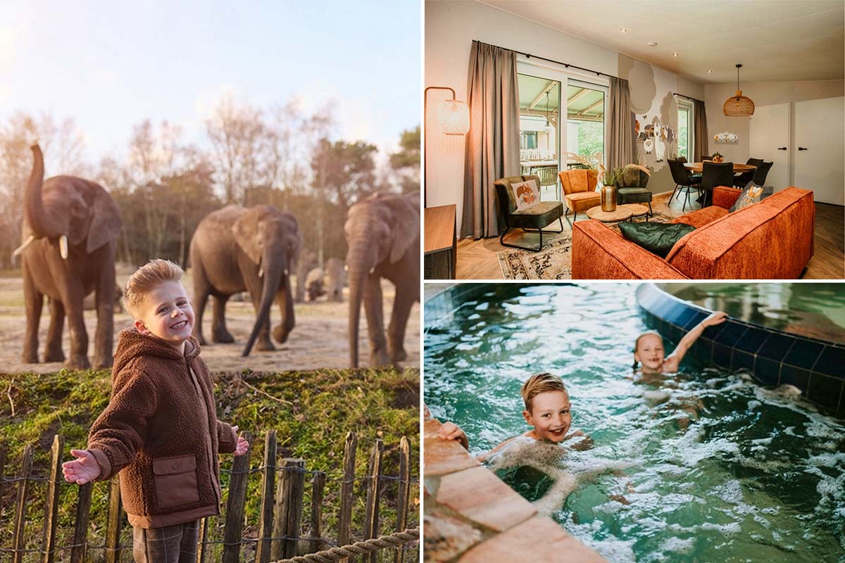 Verblijf op Vakantiepark Dierenbos incl. vakanties en dagje uit naar keuze