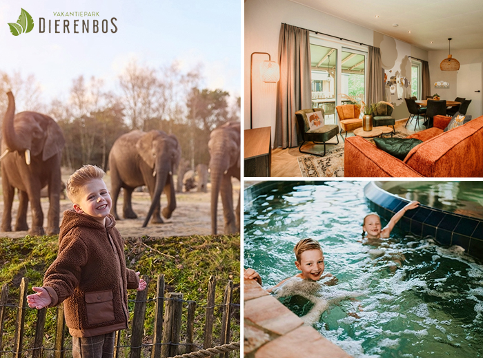 Weekend of midweek op Vakantiepark Dierenbos incl. Beekse Bergen