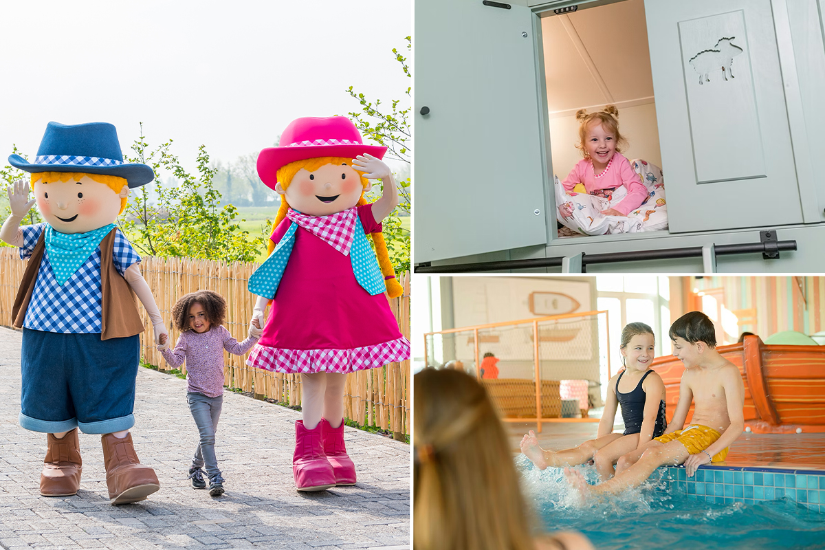 3 of 4 nachten Familie Resort Molenwaard + Avonturenboerderij Molenwaard