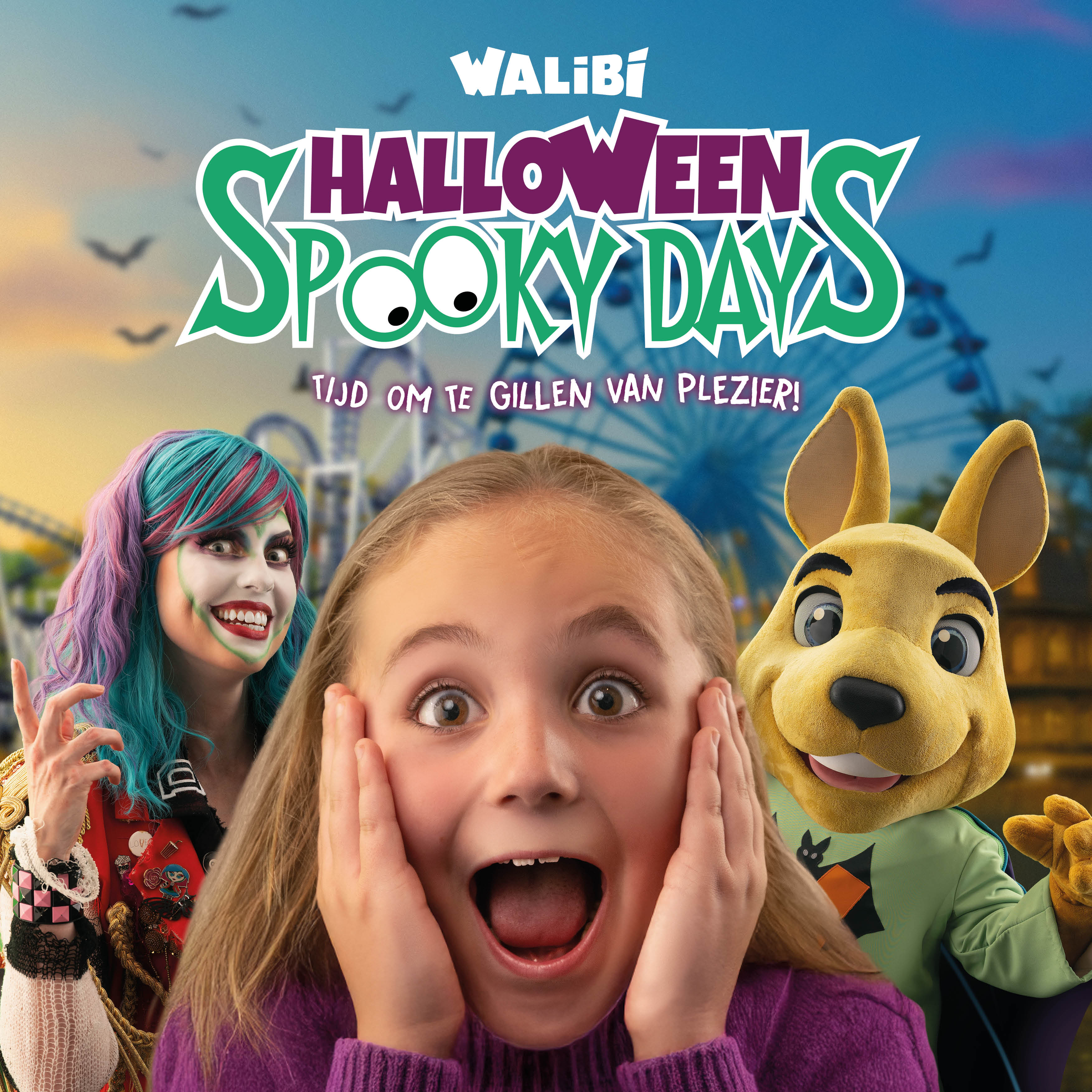 Entreeticket Walibi Spooky Days + overnachting Walibi Village