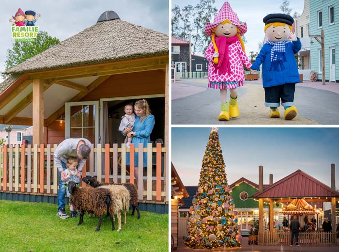 3 of 4 nachten Familie Resort Molenwaard + Avonturenboerderij Molenwaard