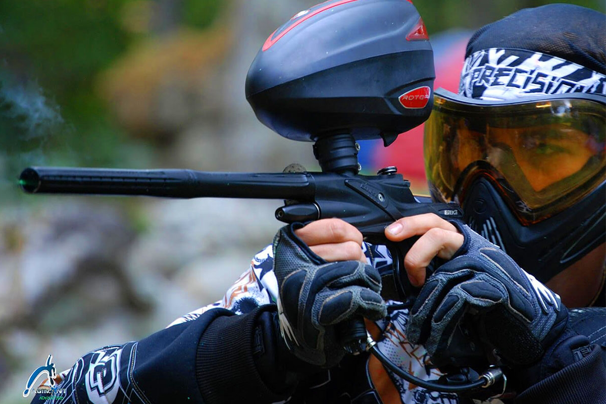 Paintball ou Laser Paintball à Agimont Adventure (10 personnes)