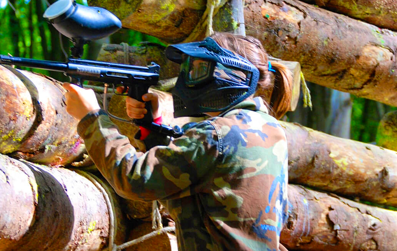 Paintball of Laser Paintball bij Agimont Adventure (10 personen)