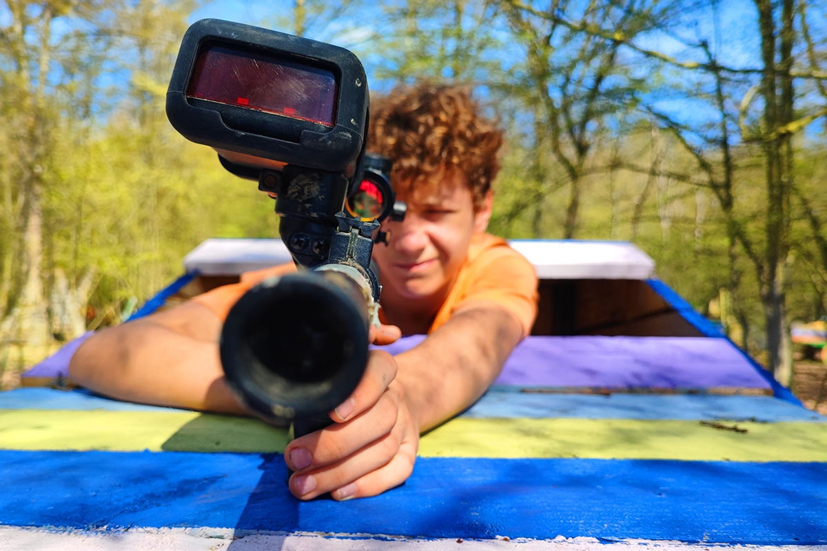 Paintball ou Laser Paintball à Agimont Adventure (10 personnes)