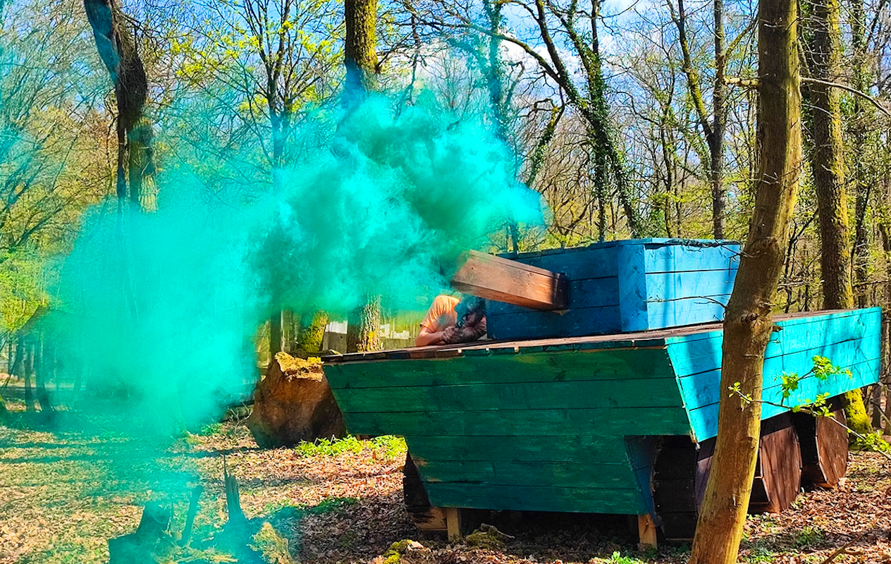 Paintball of Laser Paintball bij Agimont Adventure (10 personen)