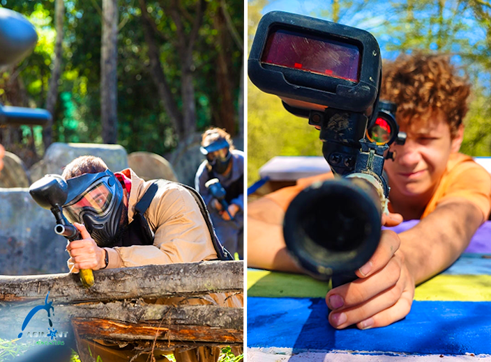 Paintball of Laser Paintball bij Agimont Adventure (10 personen)