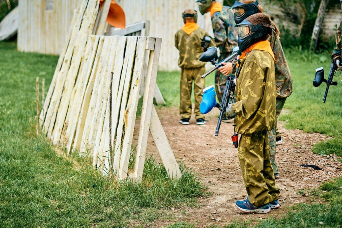 Paintball + patat met saus bij Borgerswold Experience