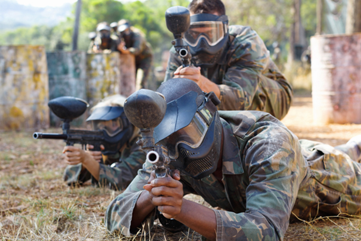 Paintballen + 100 balletjes (onbeperkte speeltijd)  