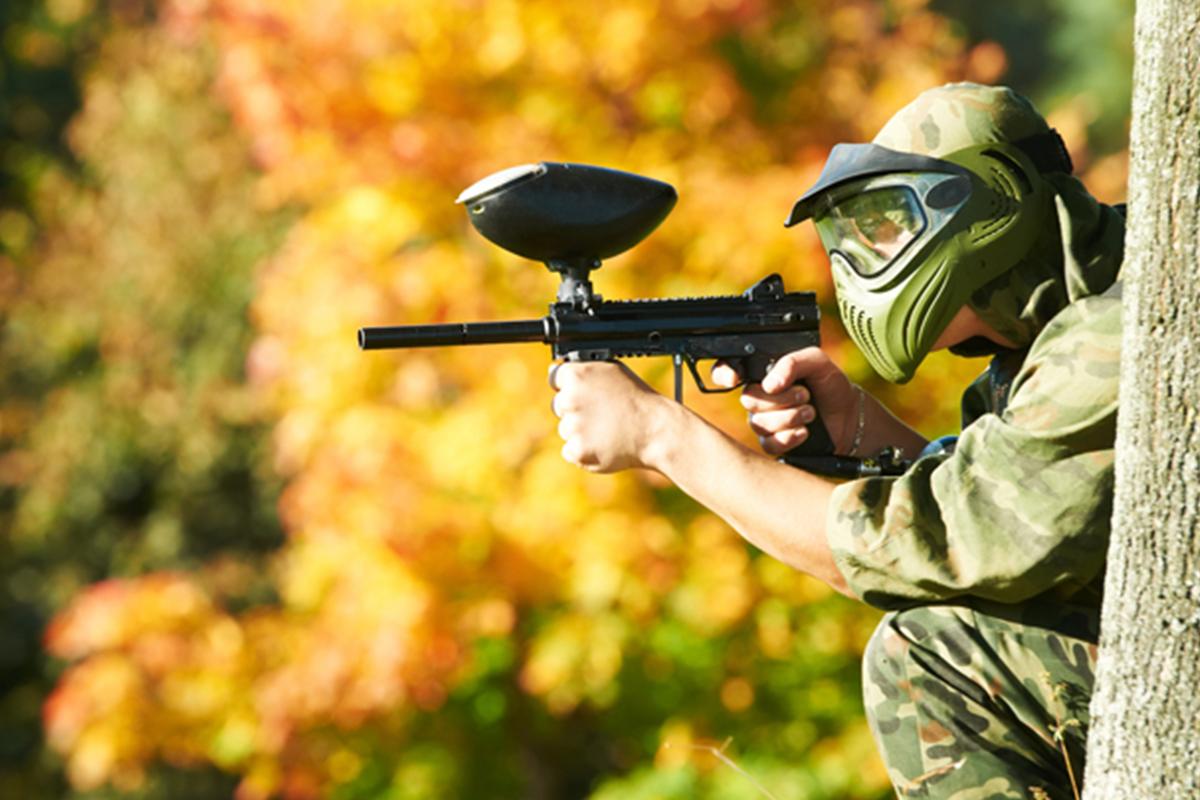 Paintballen + 100 balletjes (onbeperkte speeltijd)  