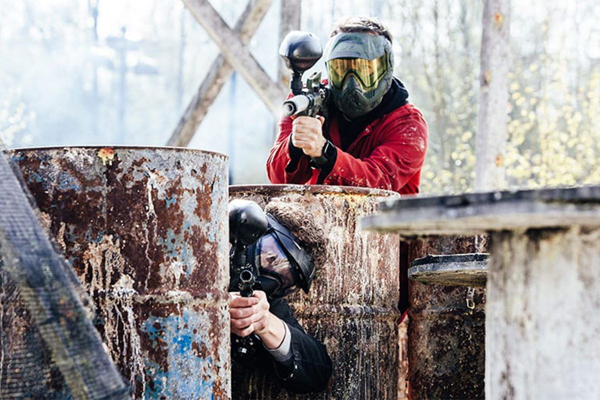 2 uur paintballen bij Fundustry