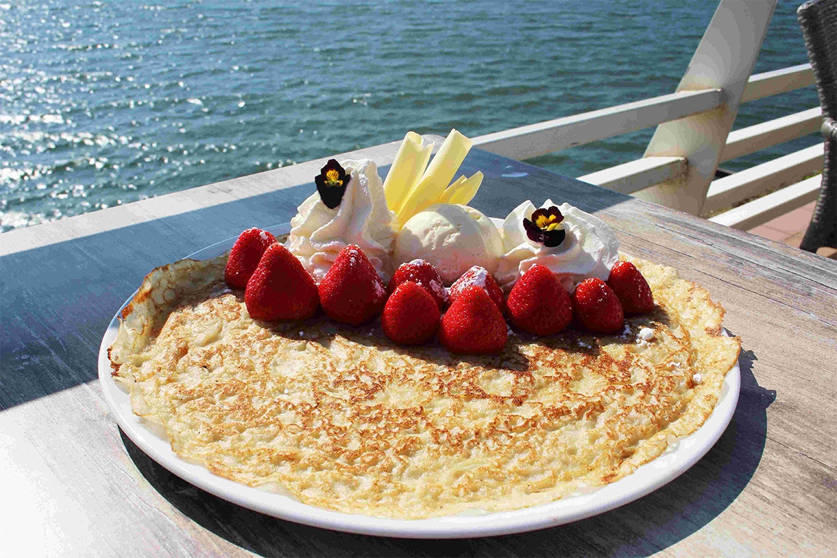 Pannenkoeken proeverij bij De Pier