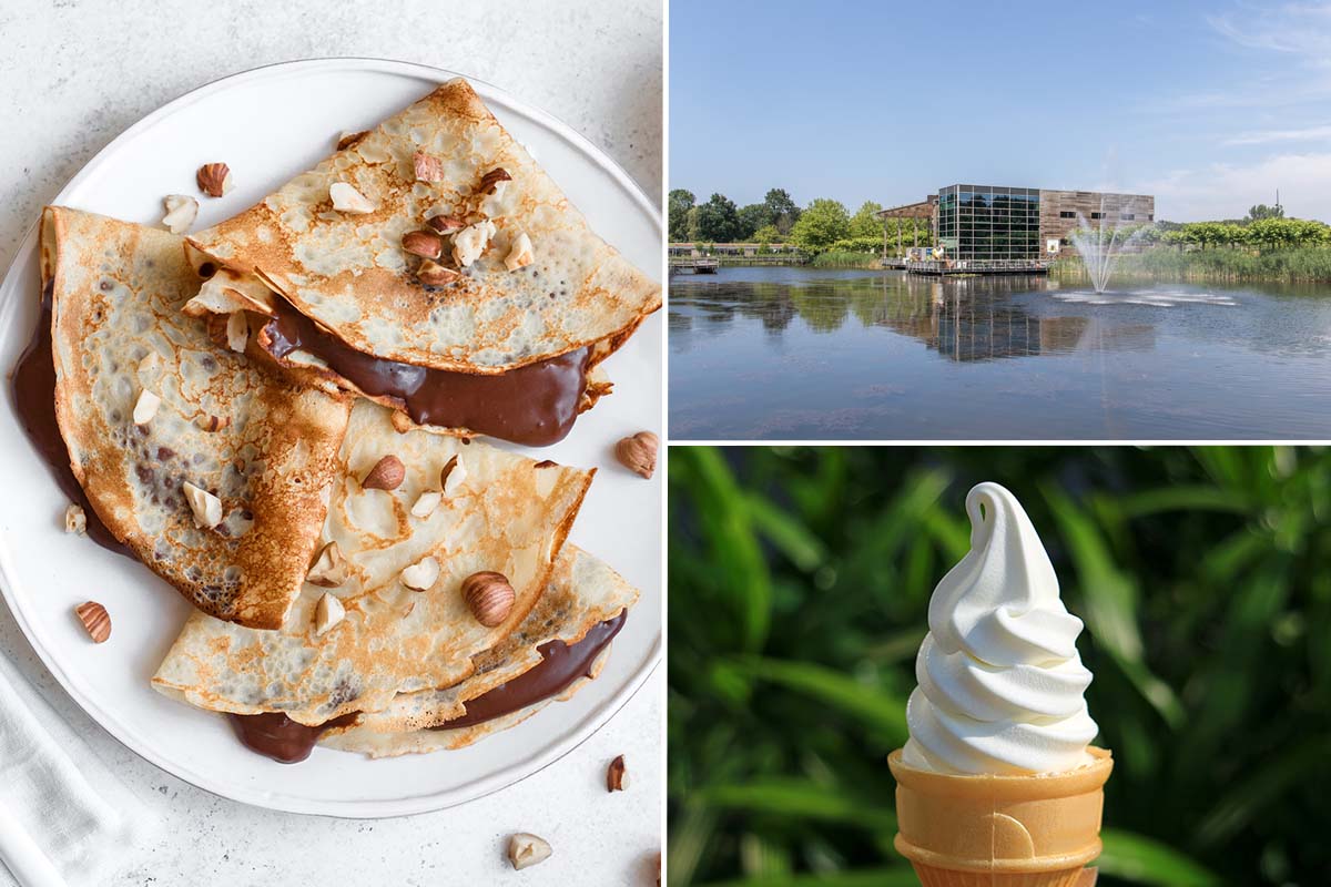 Pannenkoek + softijsje bij Familie- en pannenkoekenrestaurant de Kemphaan