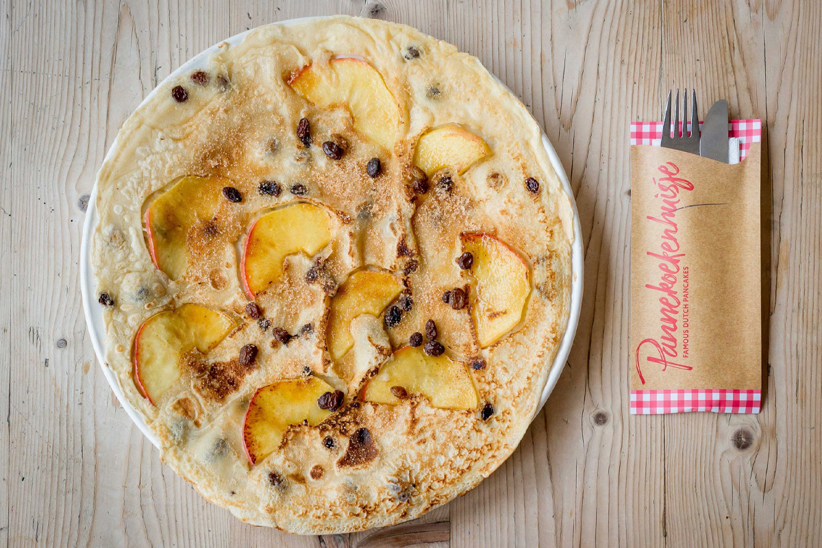 Pannenkoek & één drankje naar keuze + vanille-ijs bij 't Pannekoekenhuisje