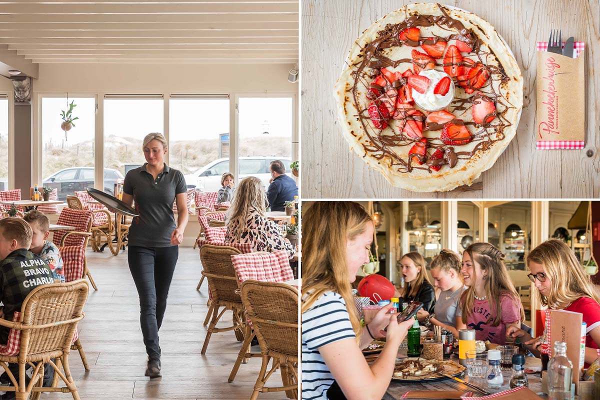 Pannenkoek & één drankje naar keuze + vanille-ijs bij 't Pannekoekenhuisje