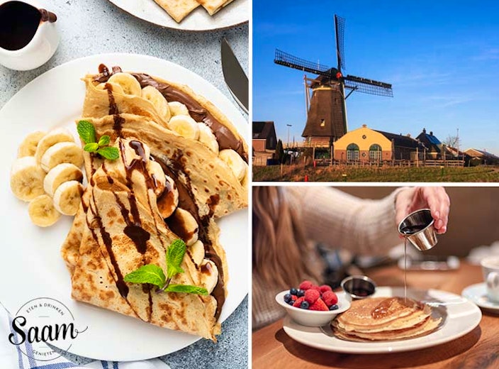 Specialiteiten pannenkoek naar keuze bij restaurant Saam (2 locaties)