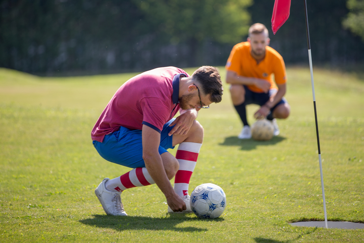 Pitch & putt of footgolf bij Abel. Golf
