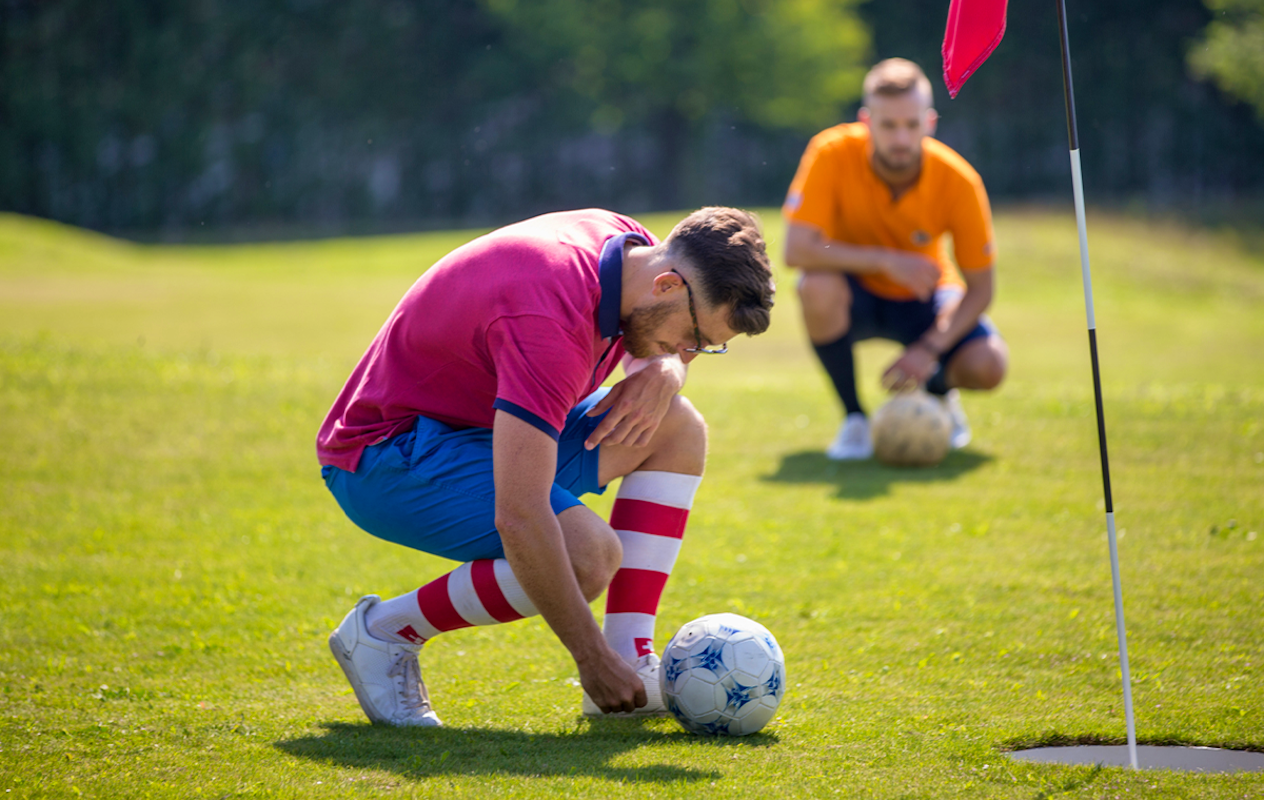 Pitch & putt of footgolf bij Abel. Golf