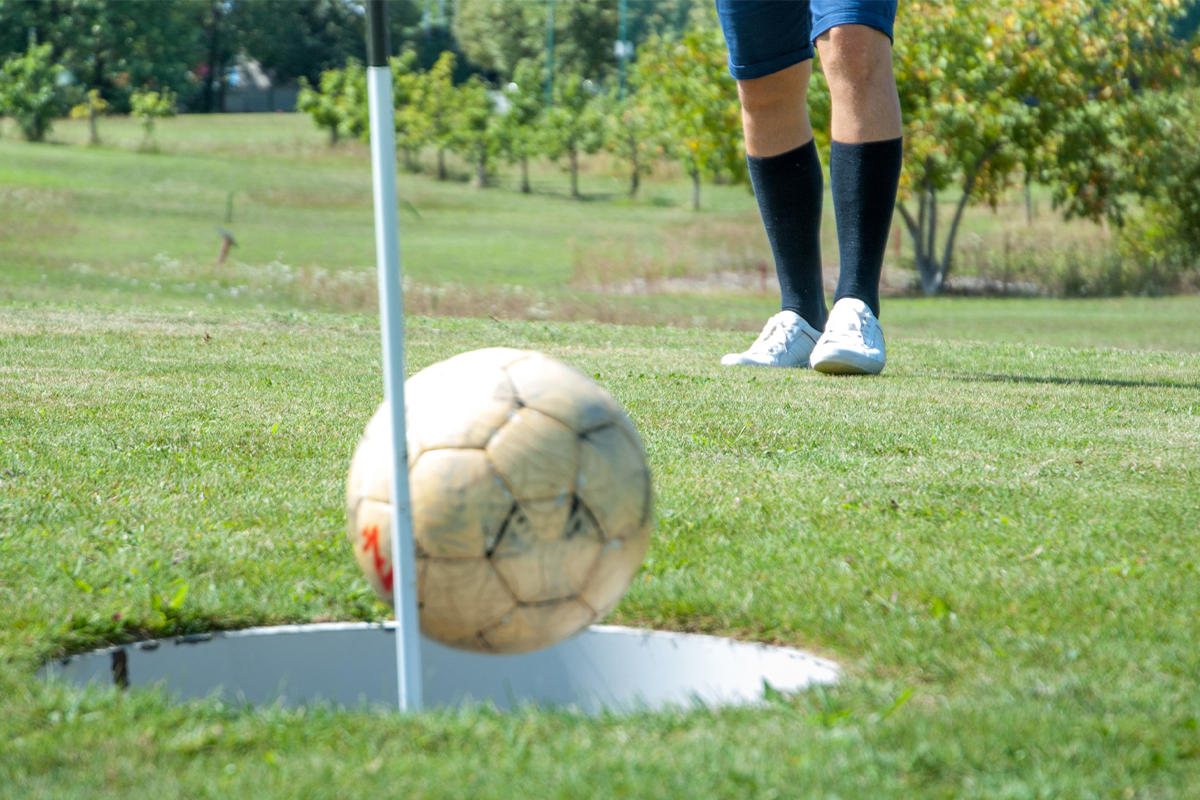 Pitch & putt of footgolf bij Abel. Golf