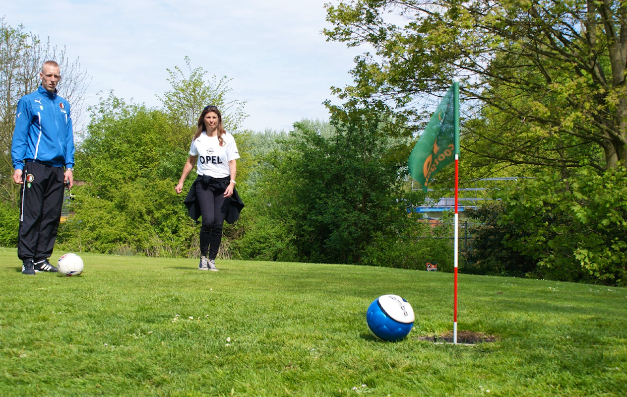 Pitch & putt of footgolf bij Abel. Golf