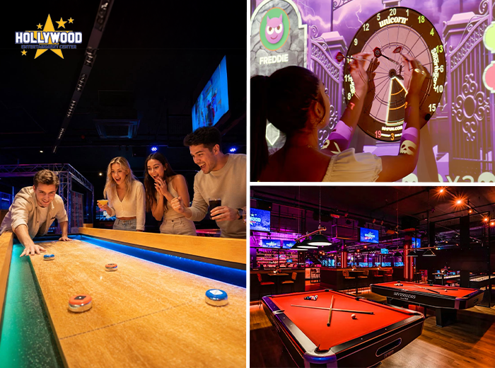 Poolbiljart, Fun Darts en Sjoelen bij Hollywood Entertainment Center