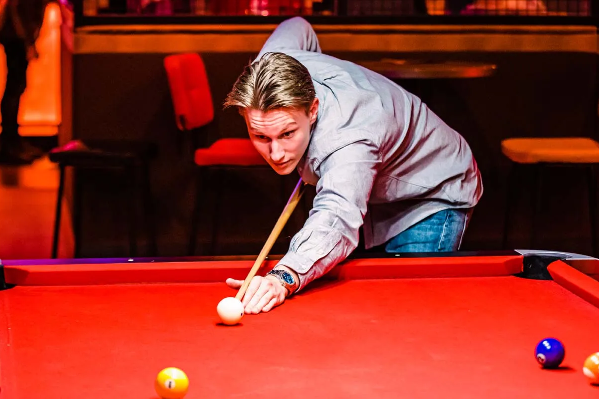 30 minuten poolbiljart bij Hollywood Entertainment Center in Eindhoven