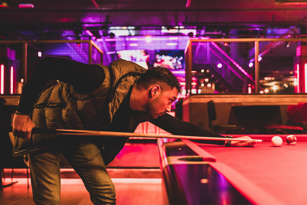 30 minuten poolbiljart bij Hollywood Entertainment Center in Eindhoven