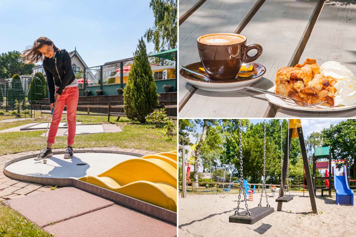 Potje minigolf incl. frisdrank of appeltaart + koffie/thee