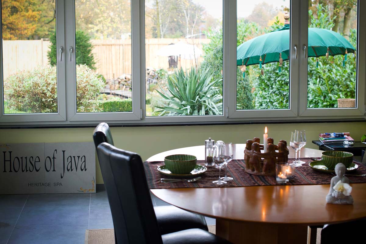 Privé sauna arrangement + hapjes en bubbels bij House of Java (2 personen)