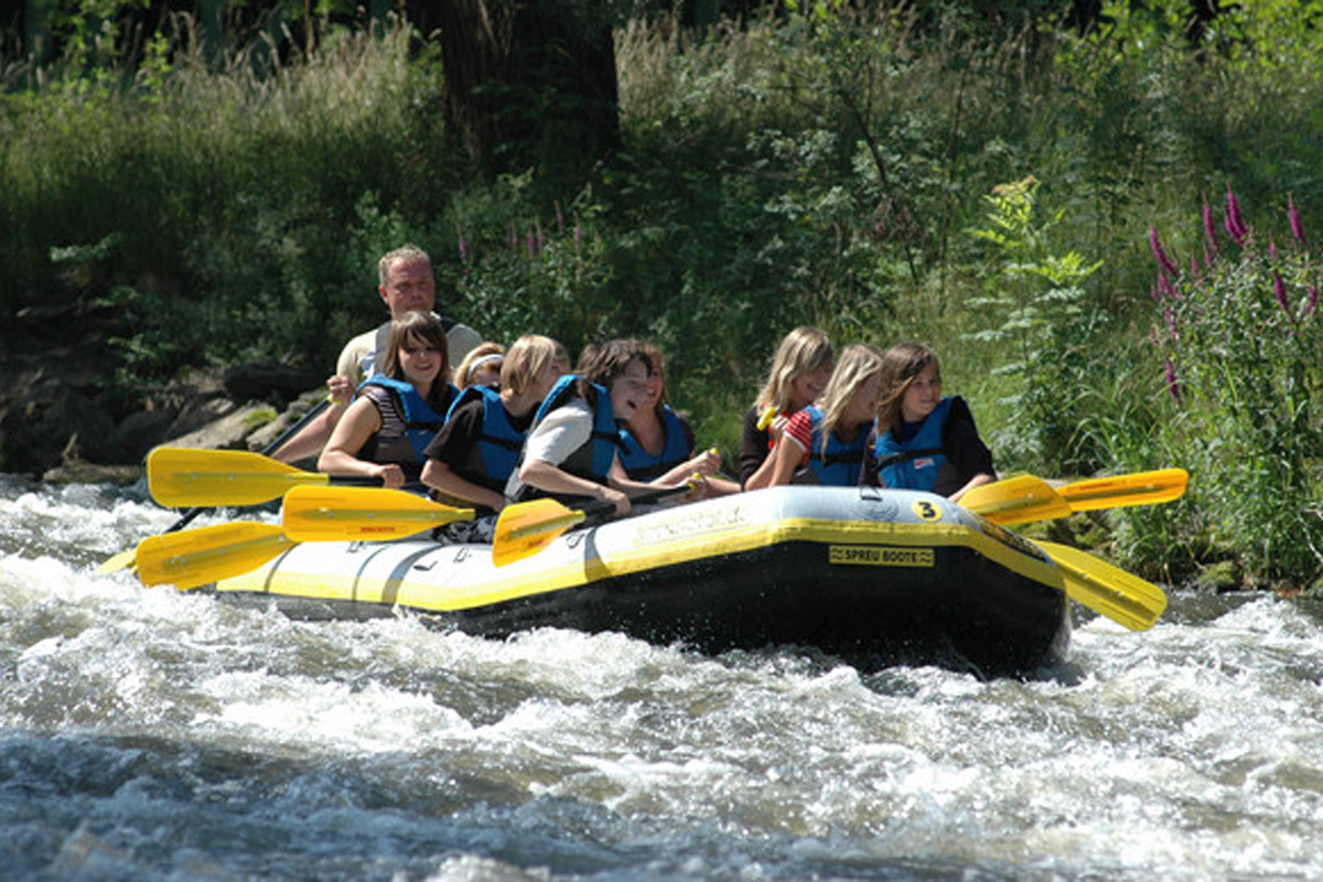 Rafting tocht bij Kanutotal (2, 4 of 10 personen)