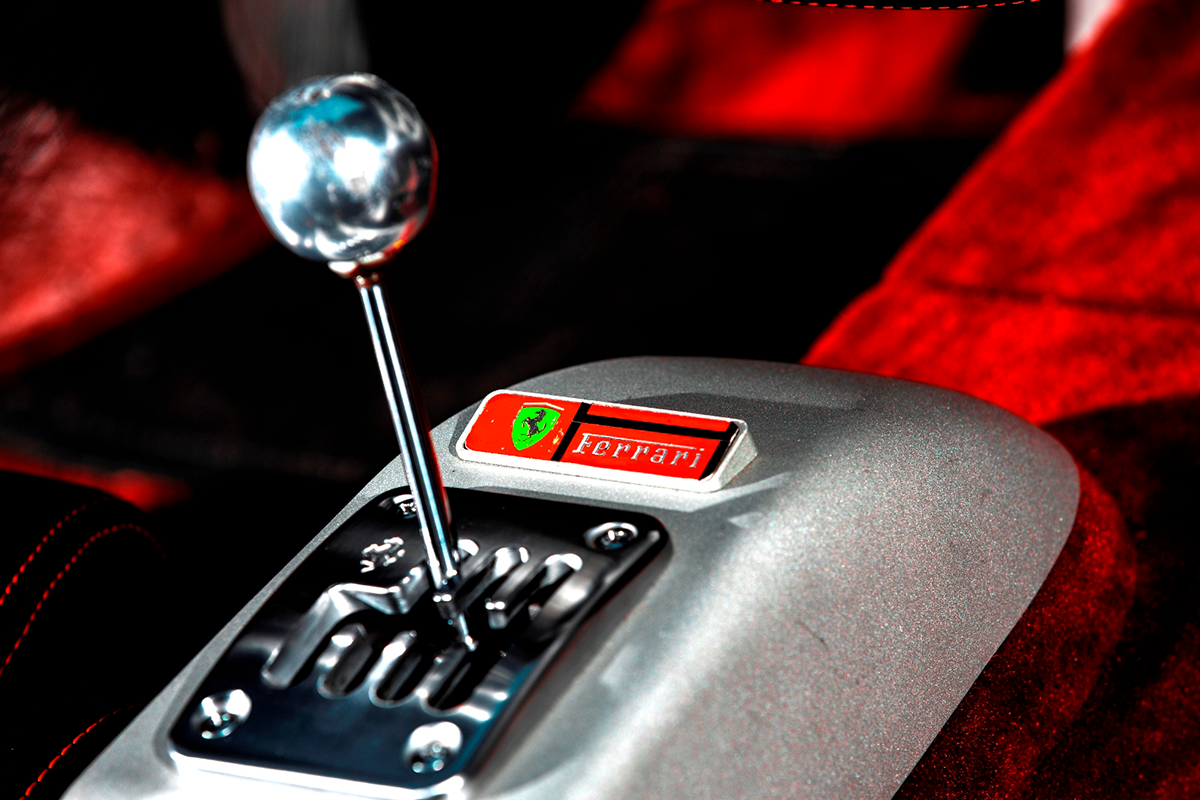 20 minuten rijden in een Ferrari 360 Modena