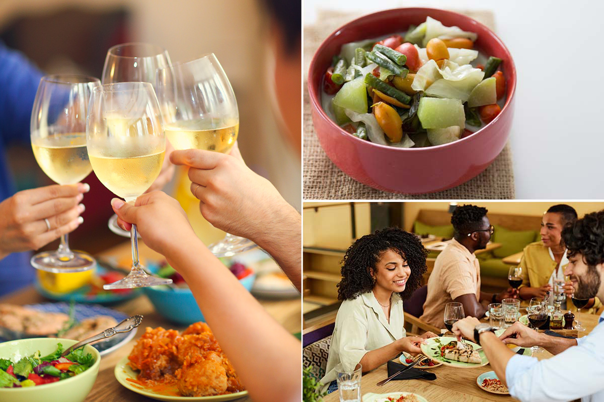 Indonesische rijsttafel bij Surabaya