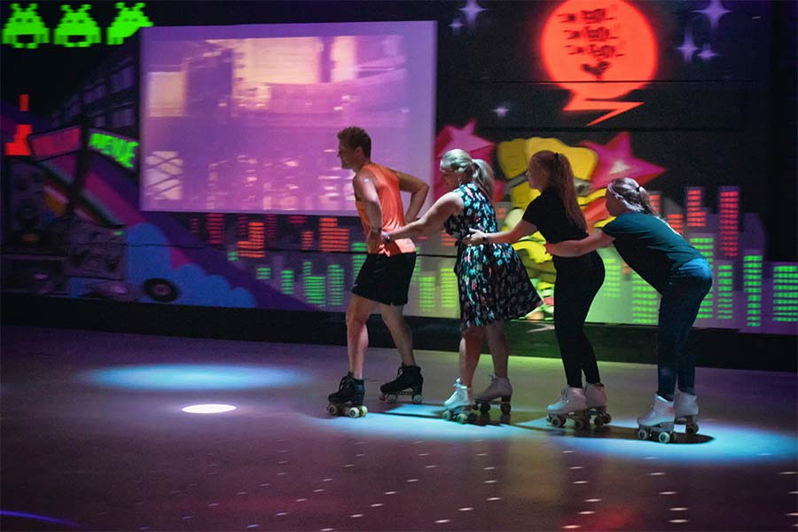 Rolschaatsen bij Roller Planet in Amsterdam