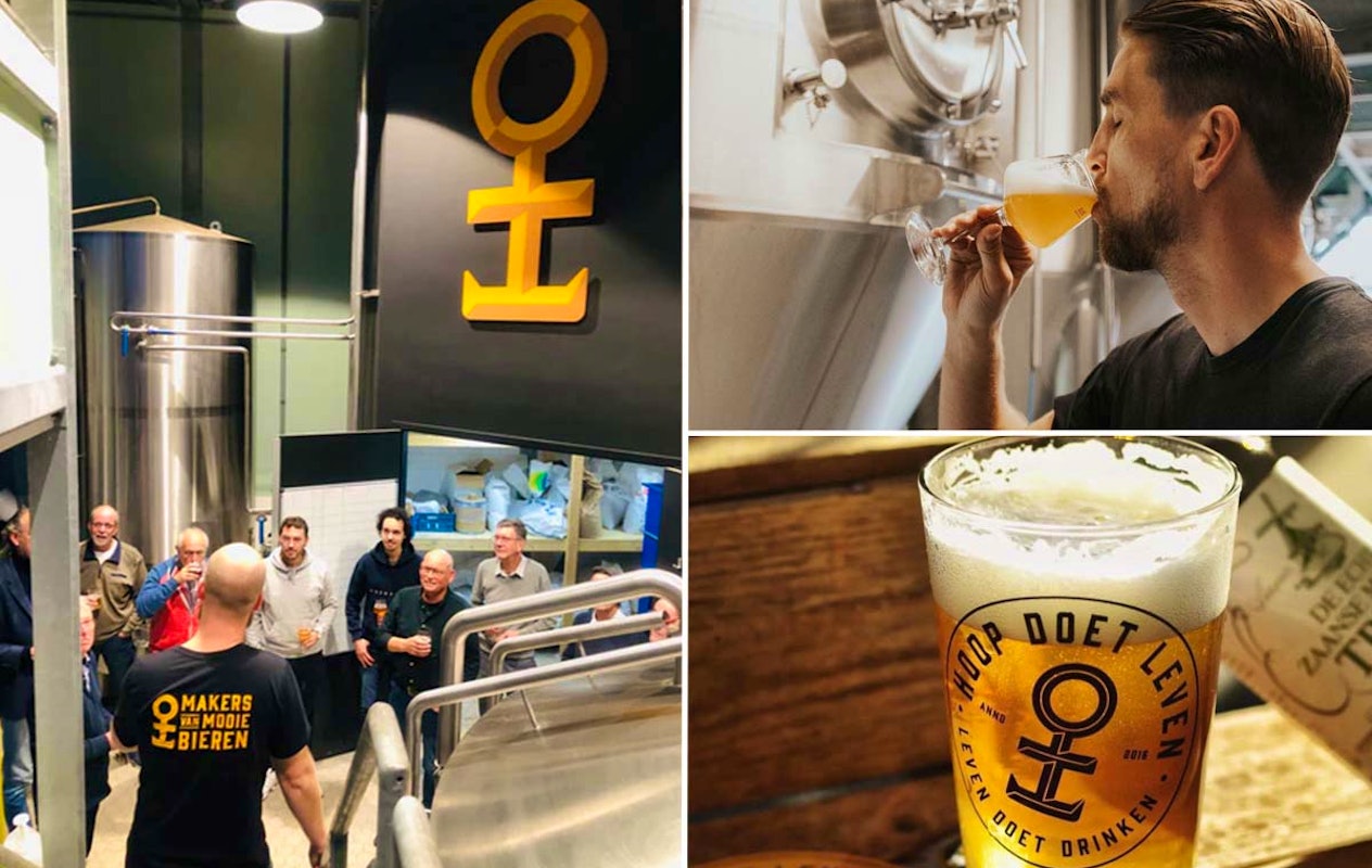 Rondleiding bierbrouwerij + 2 tapbiertjes bij Brouwerij HOOP
