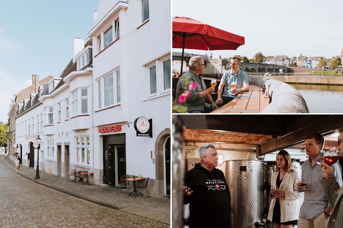 Rondleiding + drankje + bierpakket bij Stadsbrouwerij Maastricht