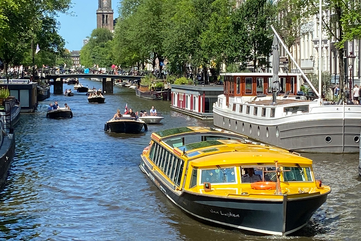 Rondvaart door het centrum van Amsterdam (60 min)