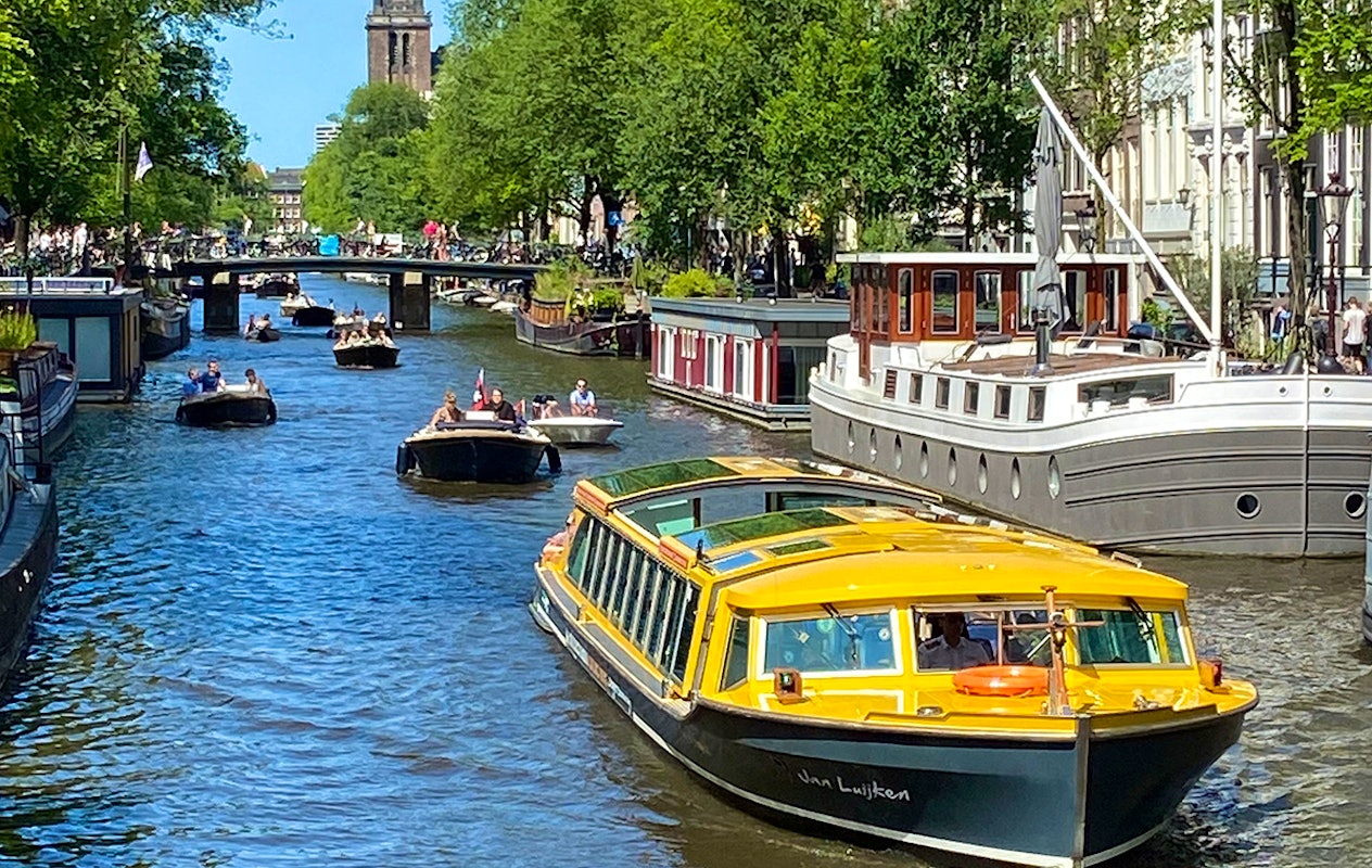 Rondvaart door het centrum van Amsterdam (60 min)