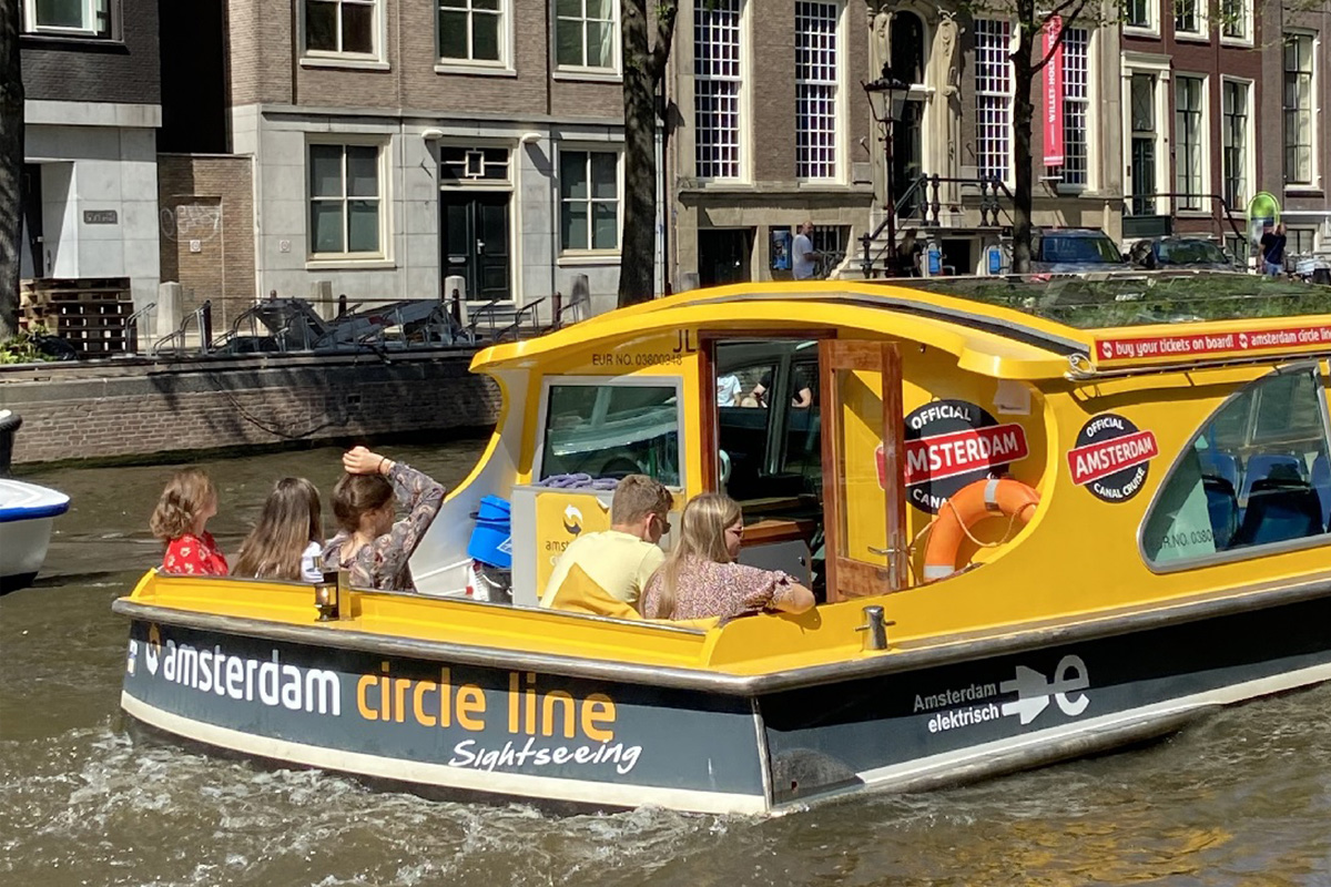 Rondvaart door het centrum van Amsterdam (60 min)