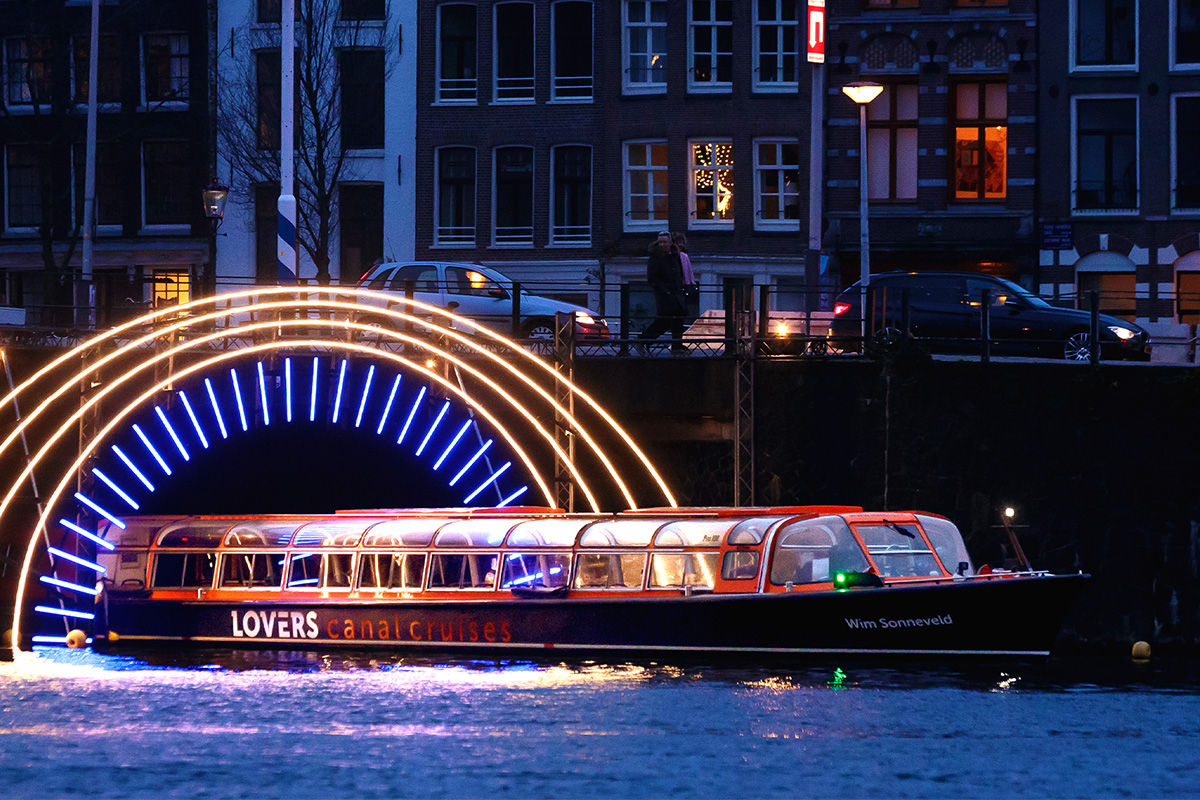 Amsterdam Light Festival rondvaart met LOVERS
