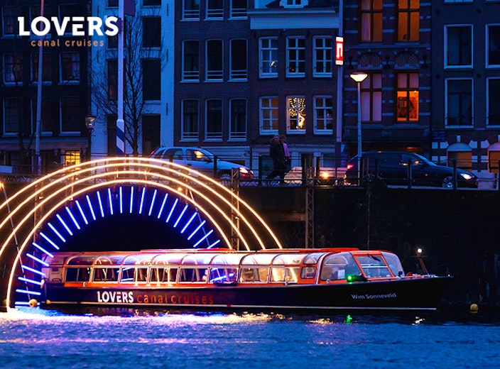 Amsterdam Light Festival rondvaart met LOVERS + evt. onbeperkt drankjes