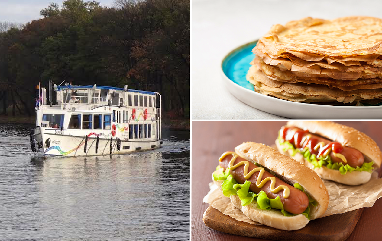 Rondvaart op het Zander Passagiersschip, inclusief hotdog of pannenkoeken