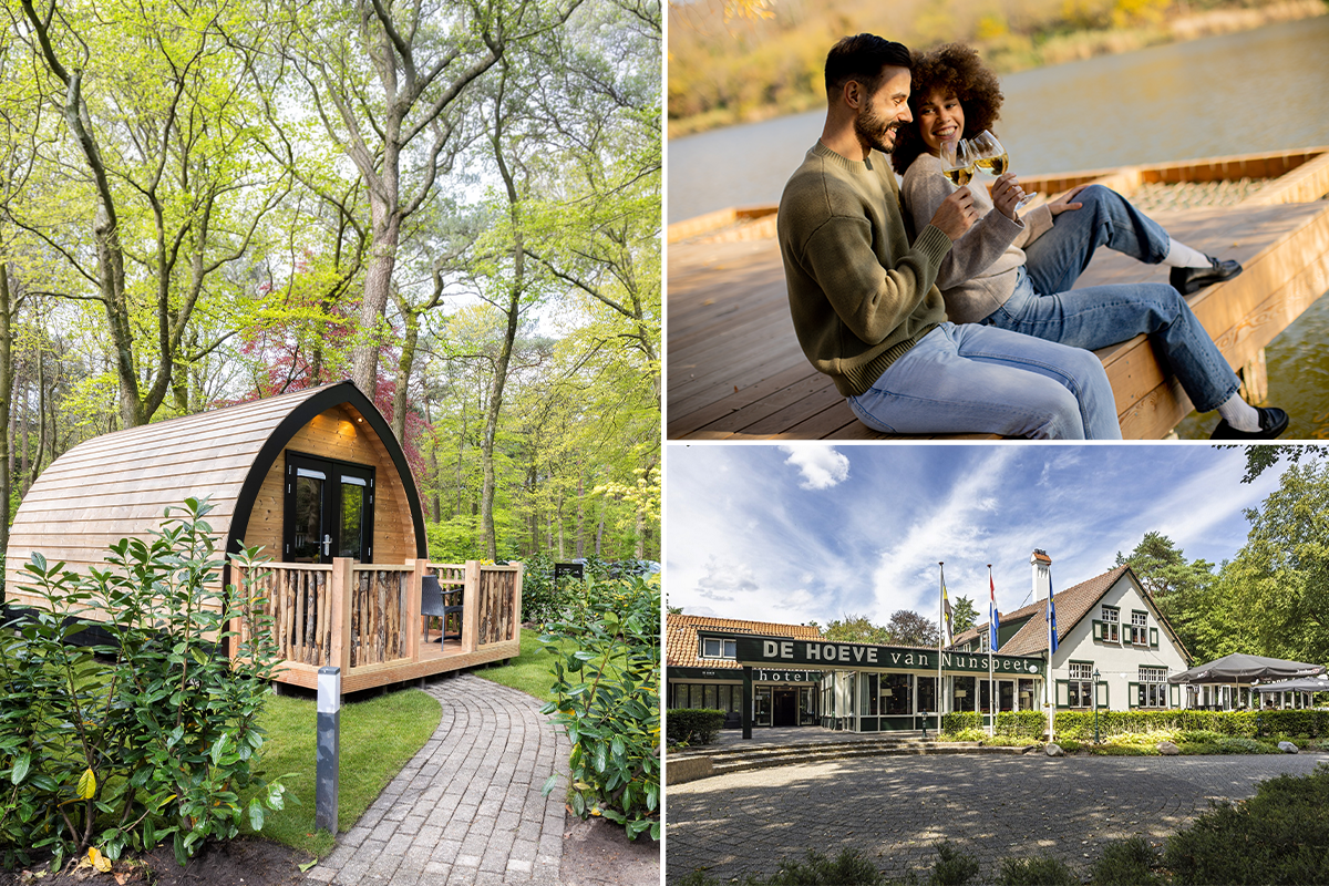 Hotel De Hoeve van Nunspeet | Verblijf in bosrijk landhuis nabij Veluwemeer | incl. diner & ontbijt