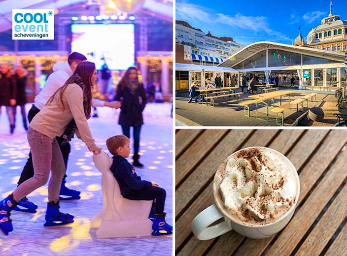 Schaatsen + warme chocomelk bij Cool Event Scheveningen