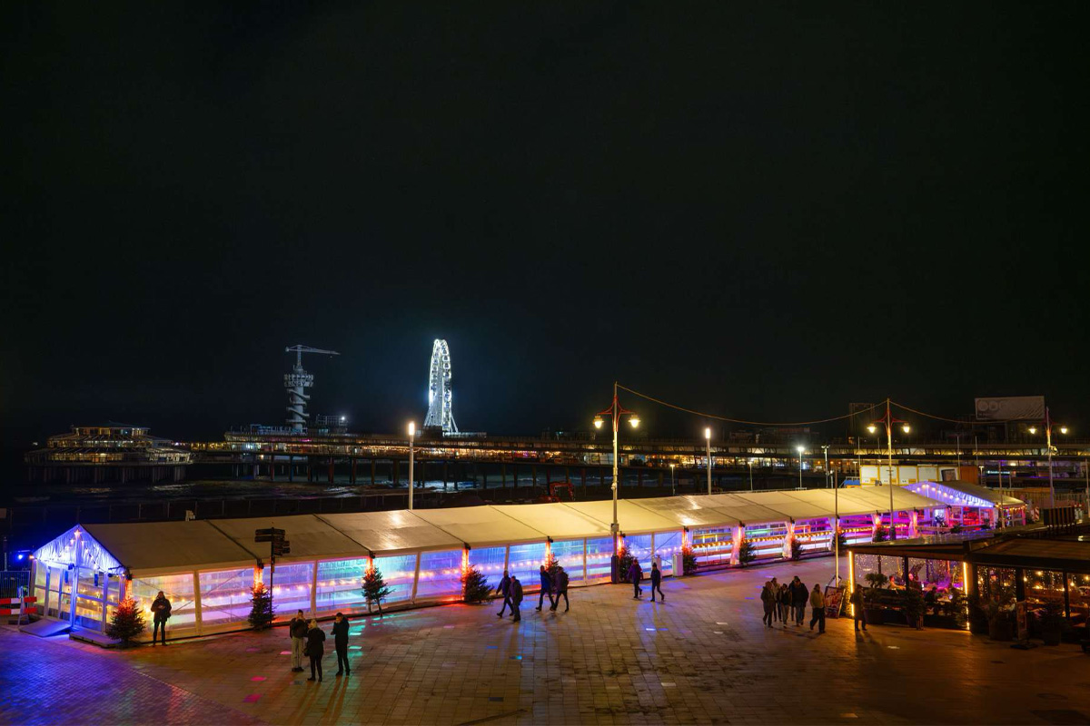 Schaatsen + warme chocomelk bij Cool Event Scheveningen