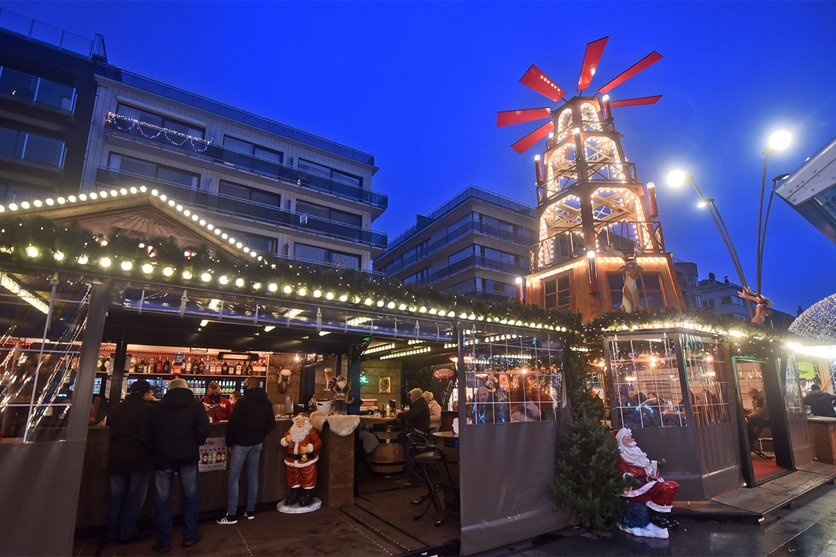 Schaatsen + 2 drankjes bij Winterpret Blankenberge