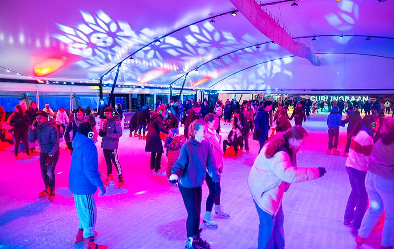 Schaatsen op Schaatsbaan Rotterdam