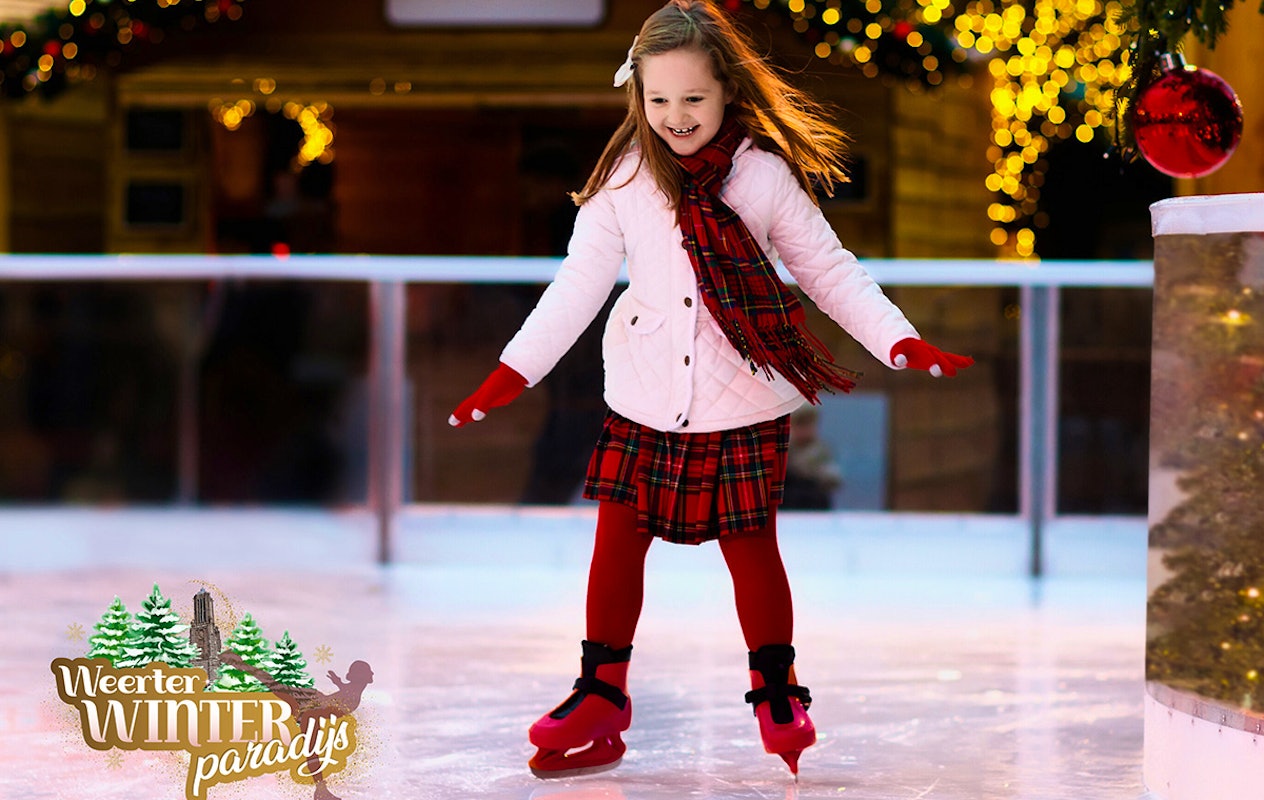 Schaatsen + schaatshuur + consumptie bij Weerter Winterparadijs