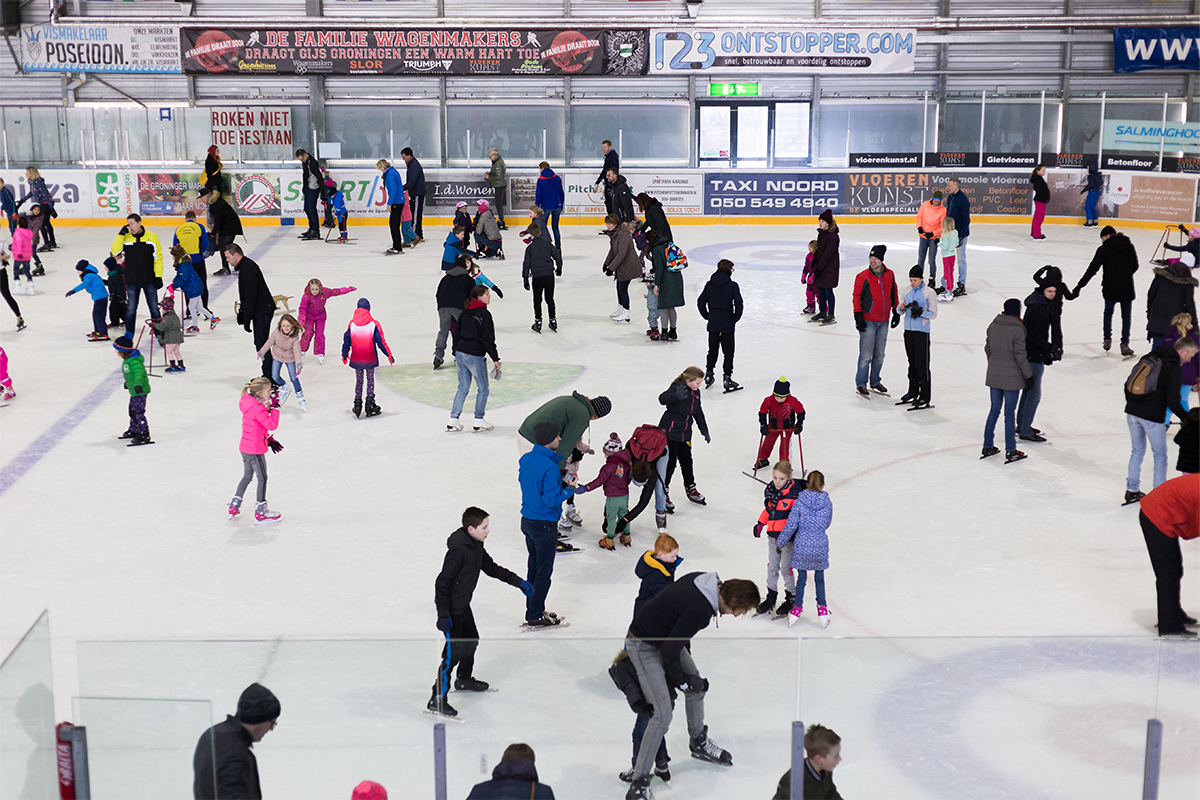 Schaatsen bij Sportcentrum Kardinge