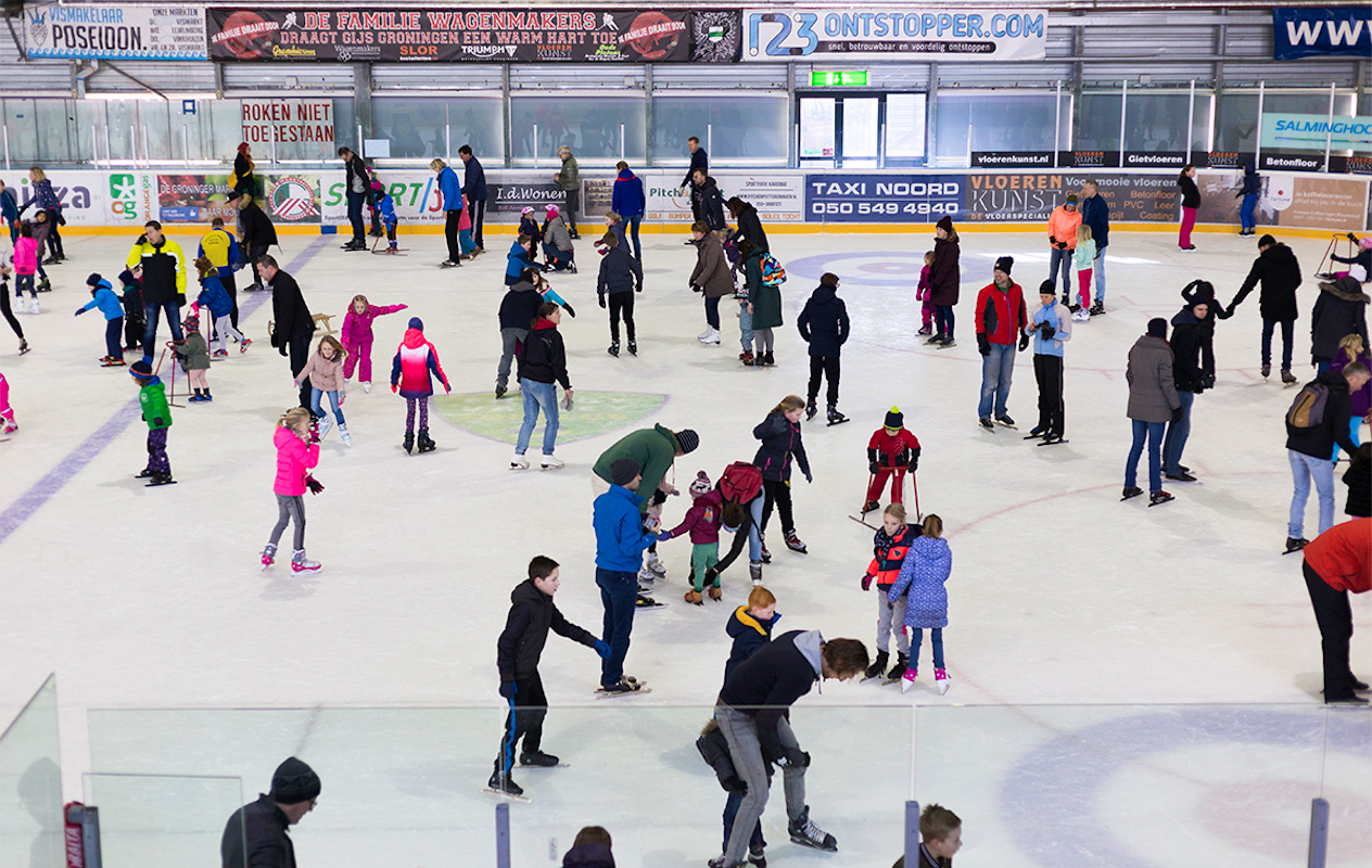 Schaatsen bij Sportcentrum Kardinge