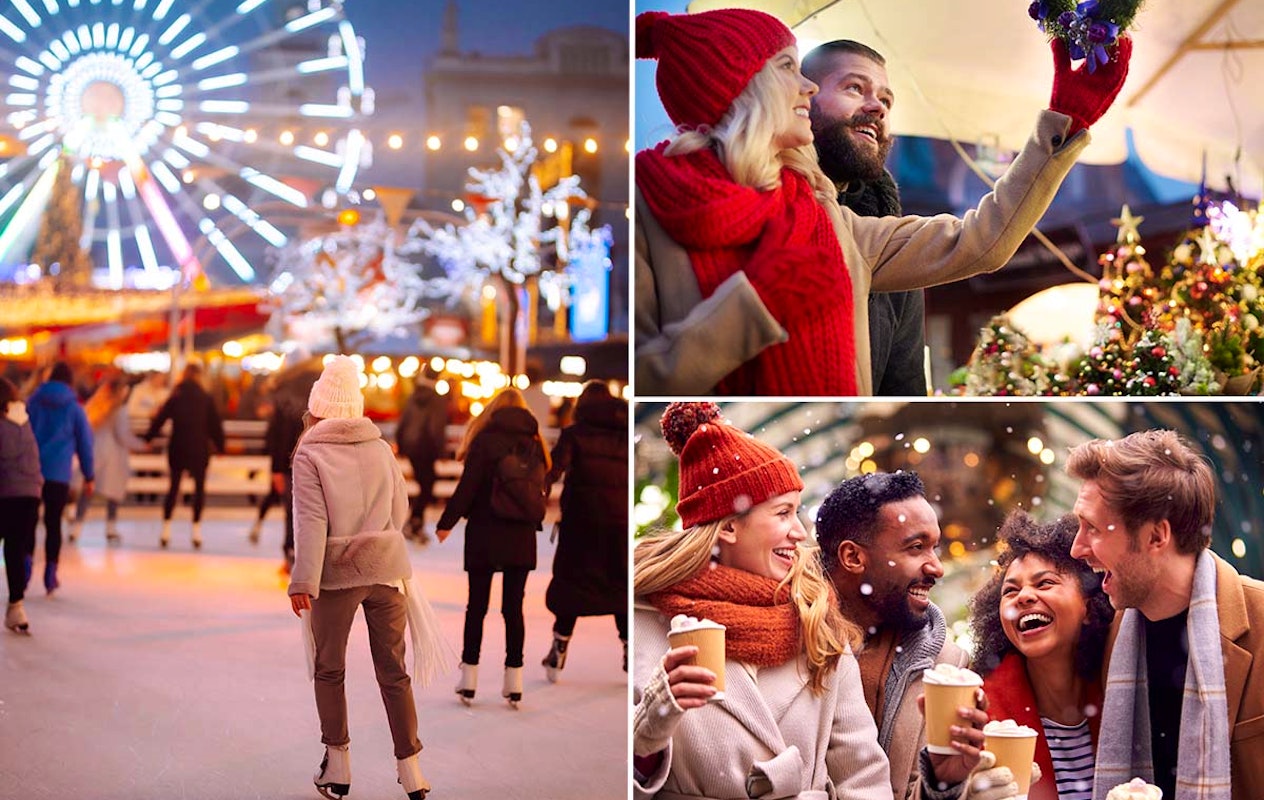 Schaatsen Winterstad Groningen + consumpties + entree reuzenrad en trein