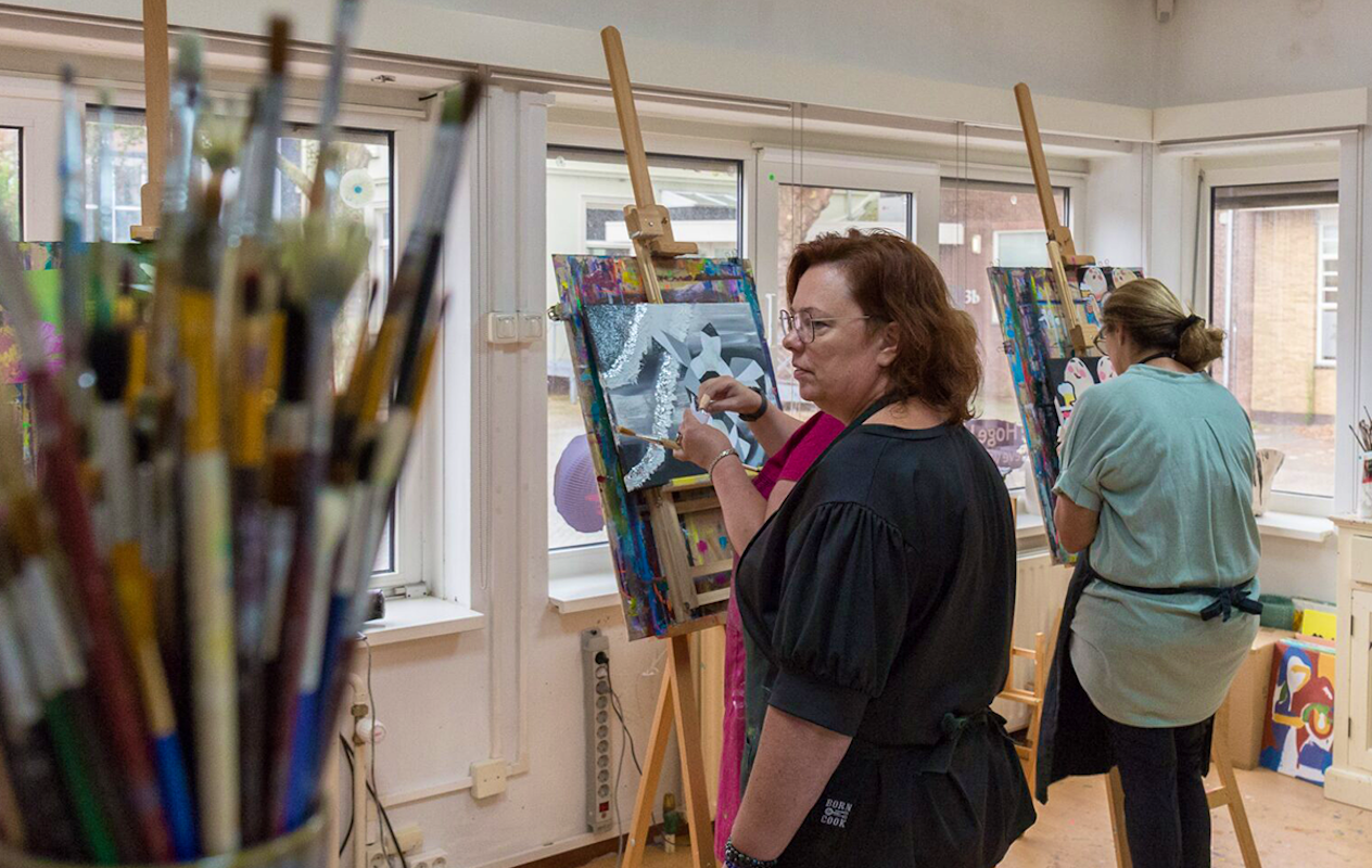 Schilderworkshop naar keuze (2 of 2,5 uur) + koffie/thee